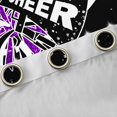thumbnail image 4 of Manfei Cheerleading Cheer Team Curtains Pack of 2 (42x84 Each) for Children Kids Teens,Black Purple Curtains Blackout,Bling Crystal Glitter Bedroom Curtains,Microfiber Bedroom Decor, 4 of 6