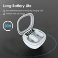 thumbnail image 6 of Kchsji In Ear Surround Sound Low Latency High Battery Fast Second Connection Type-C Fast Charging Bluetooth 53 Noise Cancelling Bluetooth Headphones for Gym, Travel, Daily Use, 6 of 6