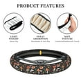 thumbnail image 6 of Daiia Mushroom With Snails Steering Wheel Cover Auto Steering Wheel Covers Breathable Anti-Slip Steering Wheels Car Interior Decor Accessories for Men Women Universal 15 Inch, 6 of 8