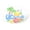 Clear, variant on CafePress - Ukulele Island Logo - Sticker (Oval)