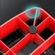 thumbnail image 3 of Pedales De Fitness Aerobic Fitness Stepper equipo de entrenamiento en casa estable ajustable (negro rojo), 3 of 9