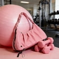 thumbnail image 1 of Bolso de gimnasio para mujer, bandolera, gran capacidad, multiusos, portátil, moderno, para yoga Rosa, 1 of 8