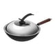 thumbnail image 3 of Sartén wok antiadherente Utensilios de cocina Sartén Wok con tapas Sartén para saltear sin revestimiento 32 cm redondo, 3 of 9
