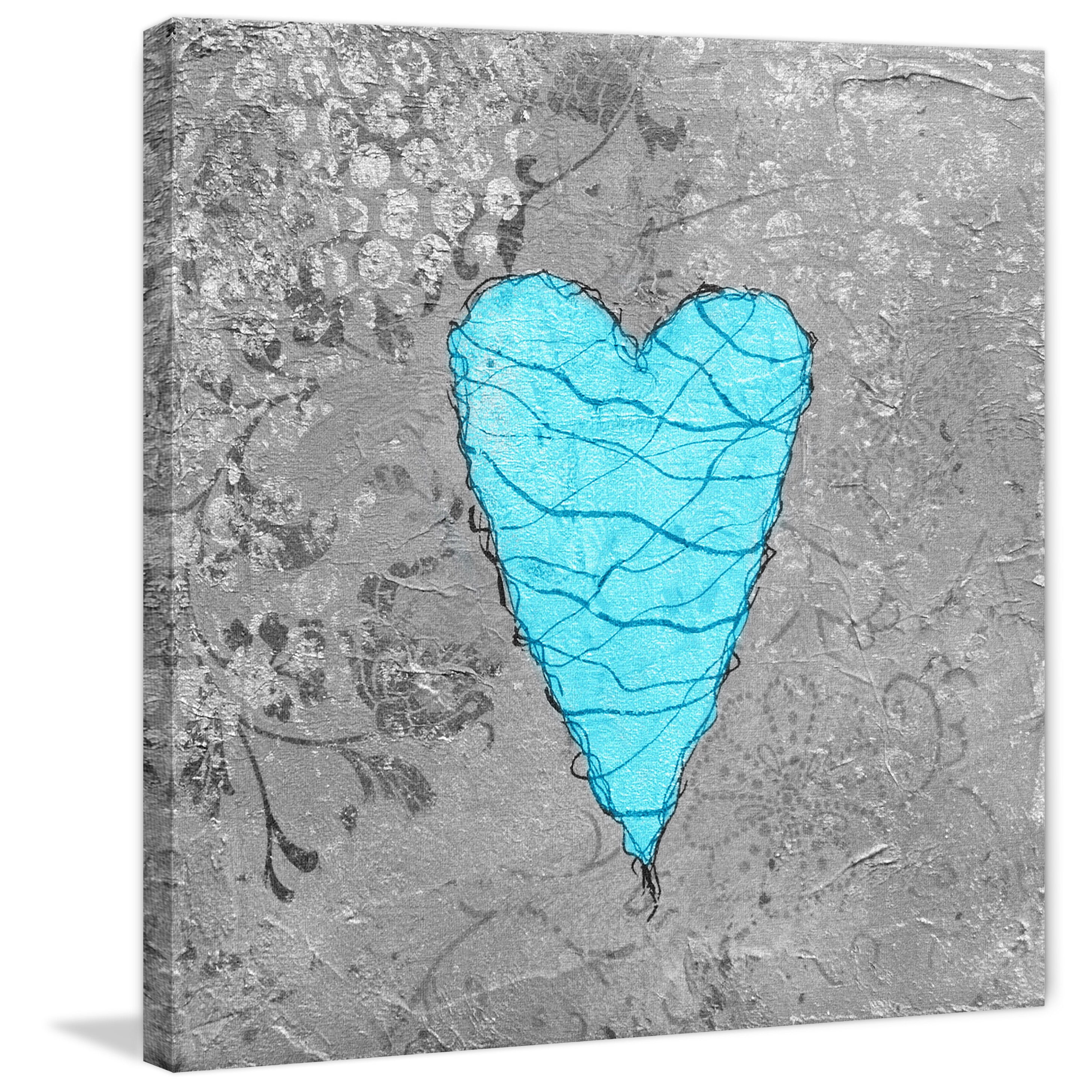 "Heart Found" Painting Print on Wrapped Canvas