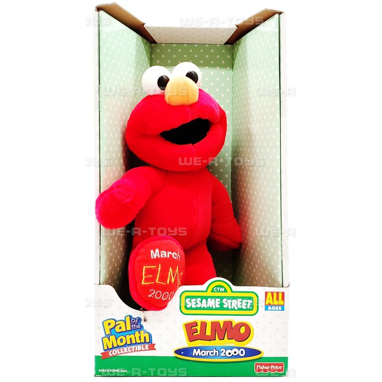 Sesame Street Pal of The Month Collectible March 2000 Elmo Plush