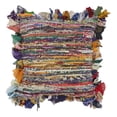 thumbnail image 3 of Ox Bay Multi Striped Recycled Materials Square 2 Piece Pillow Cover Set, 3 of 8