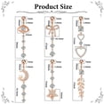 thumbnail image 3 of SNNROO 14G Belly Button Ring Surgical Steel Navel Rings CZ Piercing Jewelry 6Pcs, 3 of 8