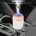 thumbnail image 6 of WQQZJJ Vehicle-mounted Humidifier Power Supply Via USB Power Cable Aromatherapy Machine Home Humidifier Low Noise Built-in Colorful LED Lights Humidifiers For Home Small Humidifier, 6 of 8