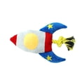 thumbnail image 1 of TISHITA Dogs Squeaker Chew Toys Puppy Playing Cleaning Tool Bite Resistant rocket, 1 of 8