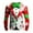 Green, variant on Christmas T-Shirts for Men Long Sleeve Funny 3D Graphic Party Crew Neck Casual Cozy Family Xmas Gift Men T Shirts White L