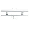 thumbnail image 1 of Double Barre Porte-Couteaux Magnétique avec Crochets pour Rangement Pratique des Ustensiles, 1 of 7