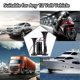 thumbnail image 3 of Horn Kit 12V 150Db Car Air Horn Super Loud 2 Trumpet Train Horn Kit with Compressor for Trucks Trains Boats Black, 3 of 5