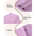 thumbnail image 5 of INNERSY Women's Plus Size High Cut Cotton Underwear High Waist Panties 4 Pack(3XL,Warm Tones), 5 of 7