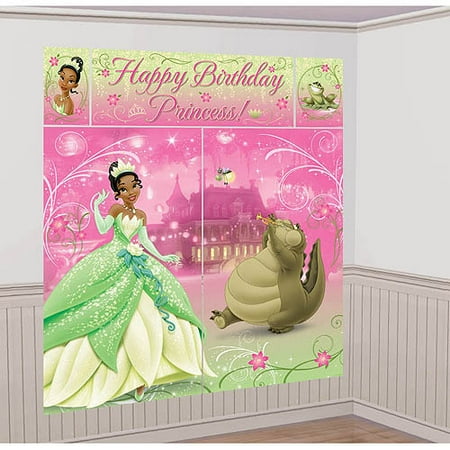 Princess And The Frog Sparkle Wall Poster Decorating Kit 5pc