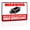 Warning Sign 3, variant on New Aluminum Please Leave Oversized Packages Here Sign - 8"x12" Metal Notice Sign, Drop Off Area for Mail, Deliveries, Indoor Outdoor Use