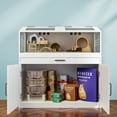 thumbnail image 4 of Reasea Multi-Purpose Small Animal Cage with Storage, Large Hamster & Guinea Pig Habitat, Easy View Acrylic Panels for Hamsters, Rabbits, Guinea Pigs, and Hedgehogs - White, 4 of 8