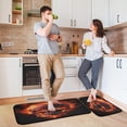 thumbnail image 2 of GZHJMY Fire Skull Kitchen Rug Set of 2 Non Slip Washable Cushioned Anti-Fatigue Kitchen Mat Comfort Standing Floor Mat for Kitchen Washroom Bedroom Carpet Runner, 2 of 7