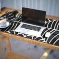 thumbnail image 3 of Long Mouse Pads for Desk,Black Halloween Spider Webs Desk Mats on Top Of Desks, Desk Mouse Pad Extra Large with 3mm Non-Slip Base and Stitched Edge for Gaming,Office,Work,Home 35.4"x15.7", 3 of 6