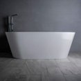 thumbnail image 5 of Vanity Art 59" x 30" Solid Surface Resin Stone Freestanding Bathtub, 5 of 8