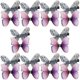 thumbnail image 1 of Girl Hair Accessories Hair Butterflies Clips Chiffon Material Adjustable Fairy Style Daily Wear 4.5x3cm 20Pack, 1 of 5