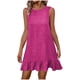 thumbnail image 1 of Vestido Largo Fluido sin Mangas de las Mujeres, Tela Transpirable Ligera para el Uso Diario, 1 of 4