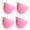 Pink, variant on Homelife 4Pcs Silicone Oven Mitts Heat Resistant Kitchen Mittens Pinch Mitts Anti-Scald Silicone Potholders Non-Slip Cooking Mitts Versatile Mini Oven Mitts