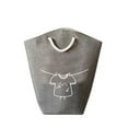 thumbnail image 1 of Jessar - Fabric Laundry Basket, 52 x 56 cm, Grey, 1 of 1