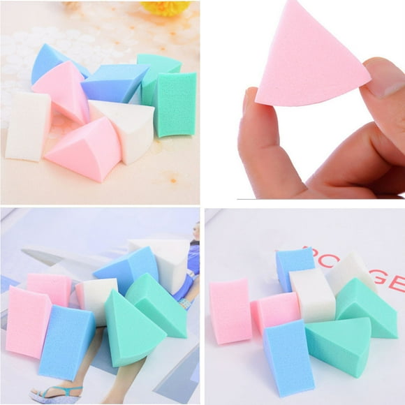 Fiudx Esponjas de Maquillaje, Esponja Suave Tipo Esponja, Aplicador Cosmético Duradero, Diseño Compacto, Aplicación Facial y Corporal, Ideal para Viajes, Empaquetado Al Por Menor.