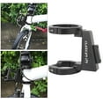 thumbnail image 1 of Alloy Front Rack Basket Mount Bracket Adapter , Black, 1 of 8