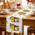 thumbnail image 5 of Lemon Basket Summer Table Runner 108 Inches, Farmhouse Grey Wooden Bed Runner Dresser Scarves Tabletop for Indoor Outdoor Parties/Ceremony/Banquet, 13"x 108", 5 of 9