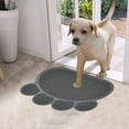 thumbnail image 4 of 19.68*23.62 Inch Dirt Trapper Door Mat, Non-Slip Machine Washable Entry Rug, Shoe Scraper, Dog Door Mat, Super Absorbent Welcome Mat for Front & Back Door, Muddy Shoes & Paws, Charcoal, 4 of 9