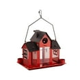 thumbnail image 2 of KoiLife Bird Houses for Outside, Bluebird House, Bird Box, Bird House for Window, Hanging Bird House 13 Inch Red Metal Swing House Bird Feeder with Solar Power, 2 of 7