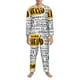 thumbnail image 3 of Balery Hello Pijama para Hombre de Dos Piezas con Manga Larga, Conjunto de Dormir y Descanso Suave con Bolsillos-Large, 3 of 6