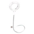 thumbnail image 4 of Luz LED circular USB plegable perfke Lampara de lectura 18LED, 4 of 9