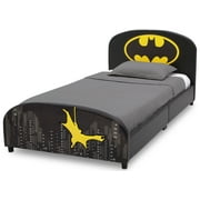 Delta Children DC Comics Batman Upholstered Twin Bed, Black