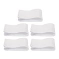 thumbnail image 1 of Captain Armbands for Sports Adjustable White Nylon Bands for Soccer Basketball Team Use Versatile Design 5pcs, 1 of 8