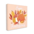 thumbnail image 3 of Stupell Industries Happy Thanksgiving Whimsical Autumnal Mushroom Botanicals Graphic Art Gallery Wrapped Canvas Print Wall Art, Design by Dominika Godette, 3 of 7
