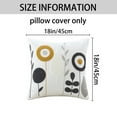 thumbnail image 6 of REGALWOVEN Floral Throw Pillow Covers Pack of 2, Flower Plant Farmhouse Decor Cushion Cover for Home Flower-1 18" x 18", 6 of 6