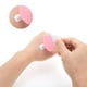 thumbnail image 3 of Cepillo para mascarilla facial redondo de mango corto ligero de 1 pieza en rosa, 3 of 5