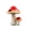 Red, variant on Eespoir Outdoor Garden Resin Ornaments, Artificial Mushrooms Decorative Designs, Fairy Garden Statues, for Pathway, Flower Bed, Patio, Weather Resistant