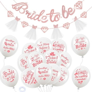 Floral Bride to Be Bottle Balloon, Hen Party Decoration, Pink Bride to Be  Accessories, Hen Night Balloon, Bachelorette Party 