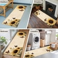 thumbnail image 5 of Sunflower Runner Rug 2x6 FT,Non Slip Hallway Rugs,Retro Butterfly Spring Floral Botanical Washable Soft Floor Carpet Throw Runner Carpet Long Rugs for Entryway Kitchen Bedside Sliding Door, 5 of 8