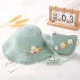 thumbnail image 2 of Kids Sun Hat UPF 50+ Sun Protective Bucket Hat for Boys Girls Wide Brim Summer Beach Fishing Safari Adjustable Hat Straw Hat Hat Sun + Sunscreen Sunshade Children Beach Girls Bag Kids Hat, 2 of 3