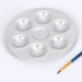 thumbnail image 2 of 2 Pcs Stainless Steel Painting Pallet Pigment Trays Practical Painting Trays, 2 of 9