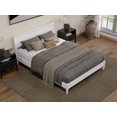 thumbnail image 3 of AFI Sophia Queen Solid Wood Low Profile Platform Bed, White, 3 of 13