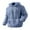 Blue, variant on LWITHSZG Mens Hoodies Fuzzy Sherpa Textured Drawstring Pullover Sweatshirts Fall Winter Hooded Long Sleeve Going Out Tops with Front Pocket