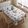 thumbnail image 2 of Green Dress Princess Castle Pattern Rectangle Tablecloth 60"x84",Waterproof Polyester Rectangle Table Cloth, Wipeable Spillproof Polyester Tablecloth for Dining, Camping, Indoor and Outdoor, 2 of 5