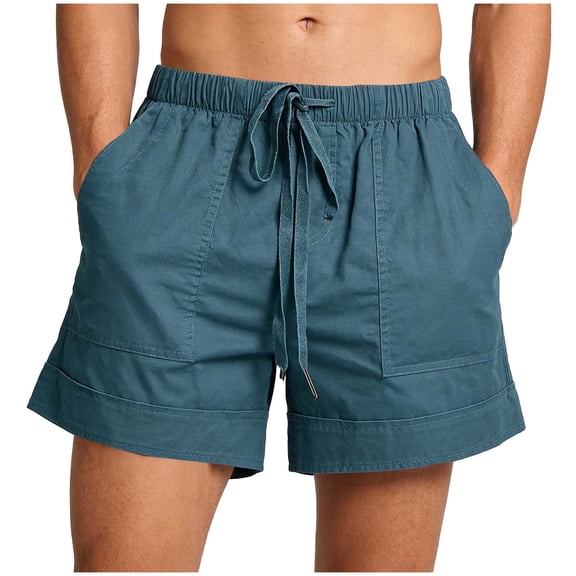 Purcolt Mens Shorts Summer Casual Drawstring Elastic Waist Running Shorts Comfy Quick Dry Short Activewear with Pockets for Gym Beach Vacation