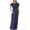 Dark Blue, variant on Jinhomg Womens Off Shoulder Maternity Dress 2024 Trendy Ruffle Nursing Dresses Plus Size Casual Comfy Solid Maxi Pregnancy Dress for Breastfeeding Deal of The Day Dark Blue M
