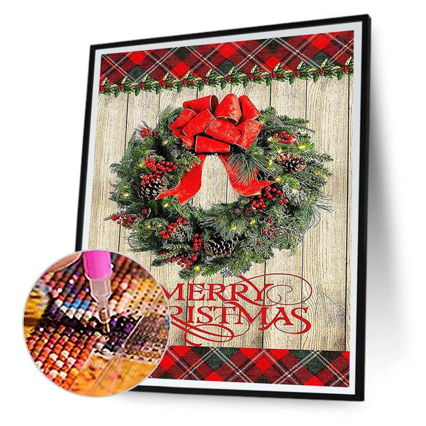 Cuadros Decorativos Garland 5D DIY Diamond Painting Kits Full Round Drill Wall Art Decor (WT1492) Tmvgtek embutido en tela